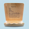 Personalized Wood Recipe Stand – Custom Engraved, Perfect for Charcuterie and Cutting Board Display